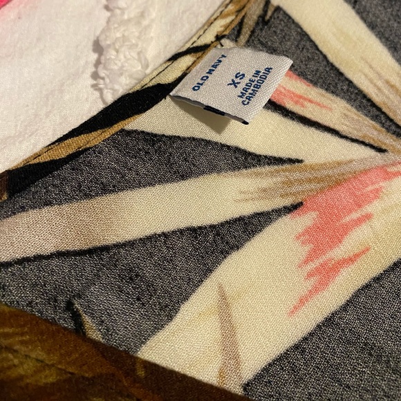 Old Navy Tropical Floral maxi dress women’s XS - Picture 3 of 3